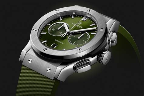 Hublot’s Classic Fusion Titanium Green review 